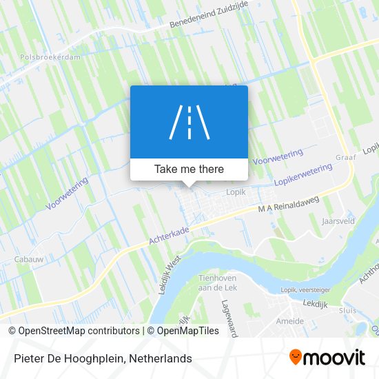 Pieter De Hooghplein map