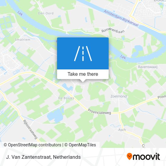 J. Van Zantenstraat map