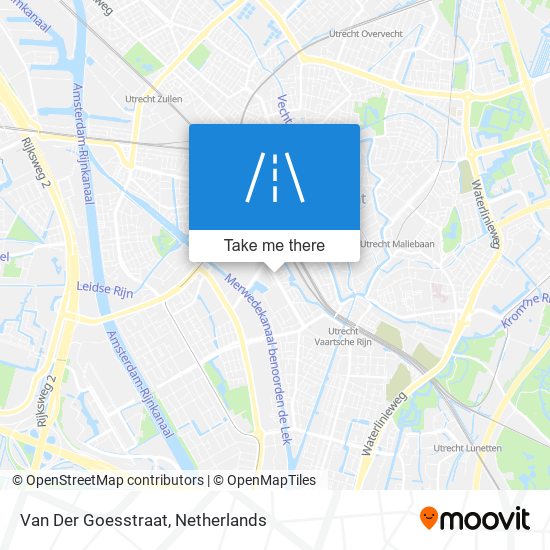 Van Der Goesstraat map