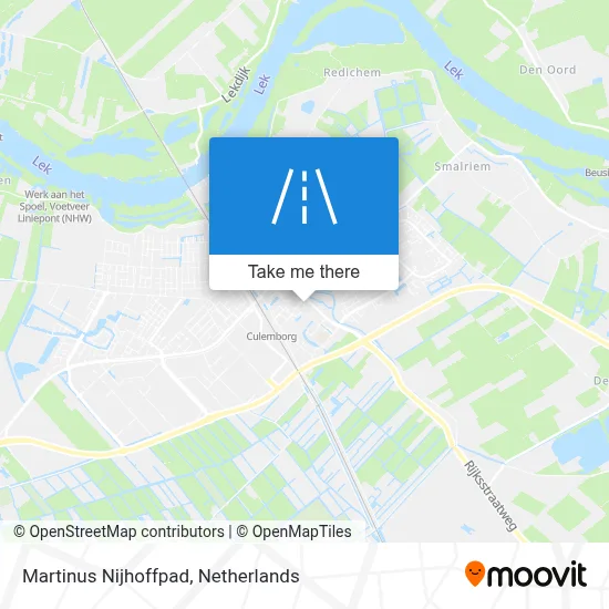 Martinus Nijhoffpad map