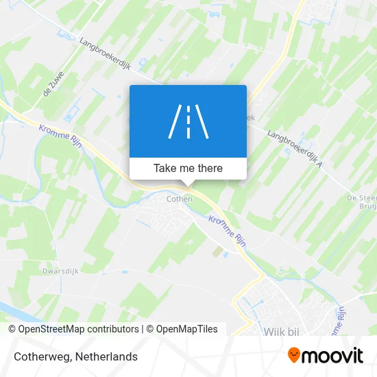 Cotherweg map