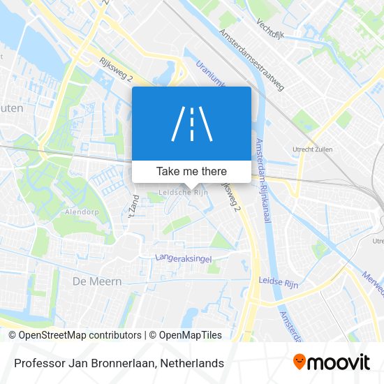 Professor Jan Bronnerlaan map
