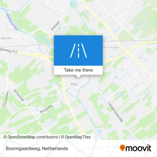 Boomgaardweg map