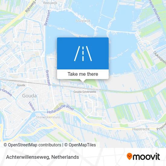 Achterwillenseweg map