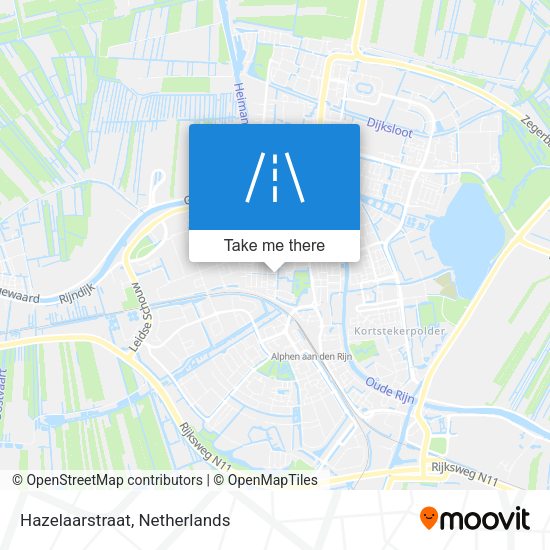 Hazelaarstraat map