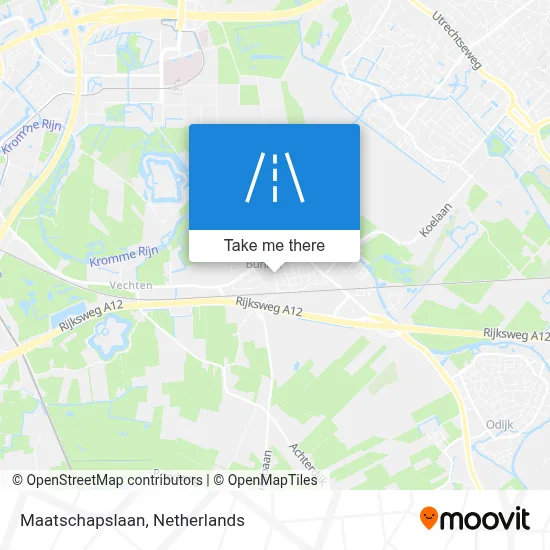 Maatschapslaan map