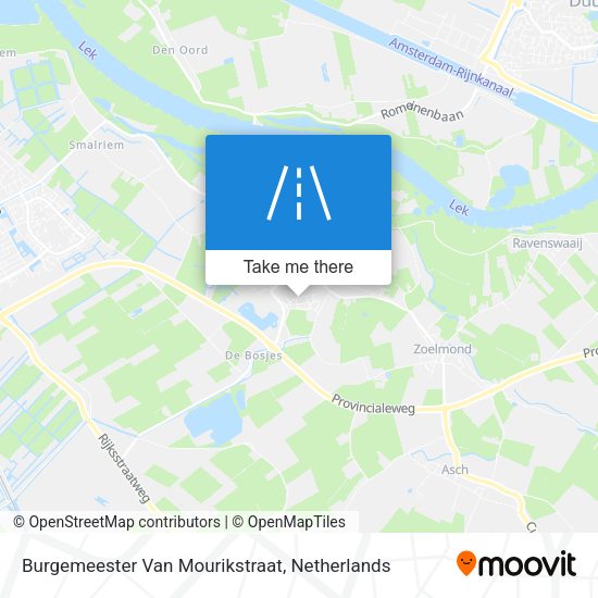 Burgemeester Van Mourikstraat map