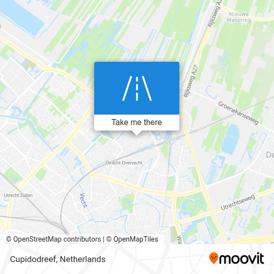 Cupidodreef map