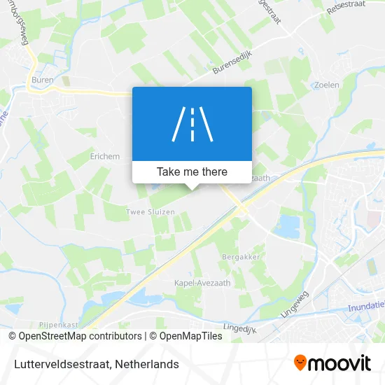 Lutterveldsestraat map