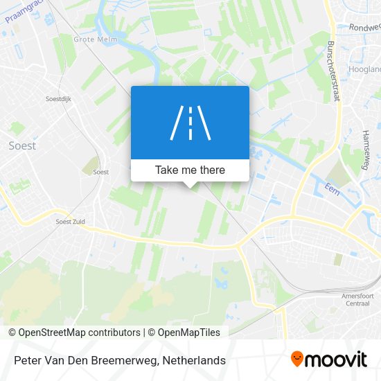Peter Van Den Breemerweg map