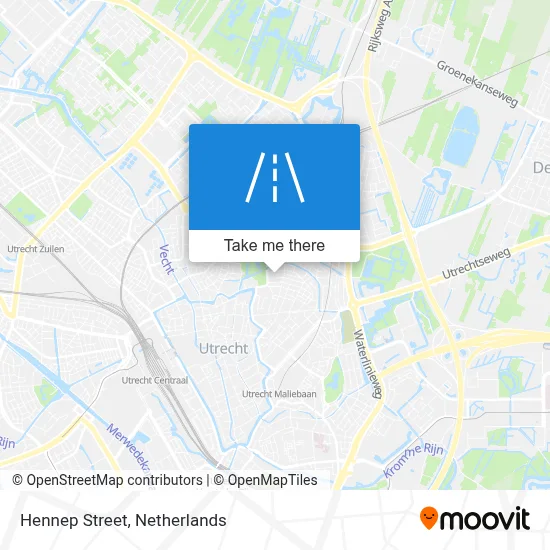 Hennepstraat map