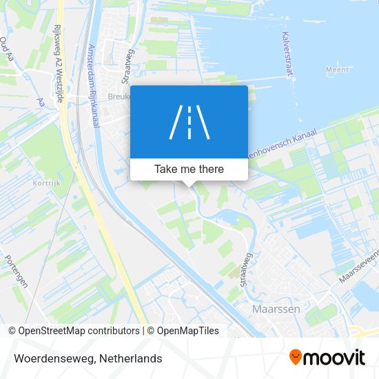 Woerdenseweg map