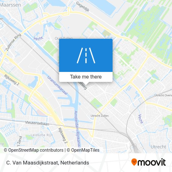 C. Van Maasdijkstraat map