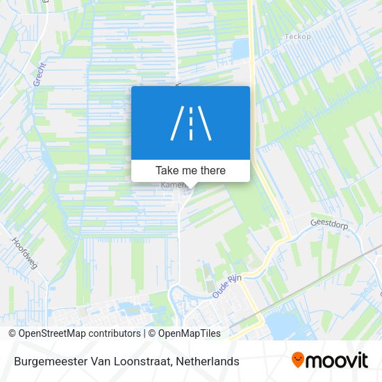 Burgemeester Van Loonstraat map