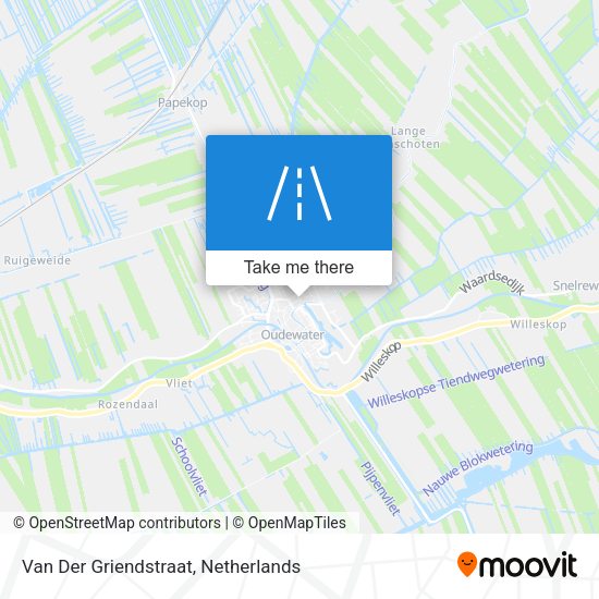 Van Der Griendstraat map