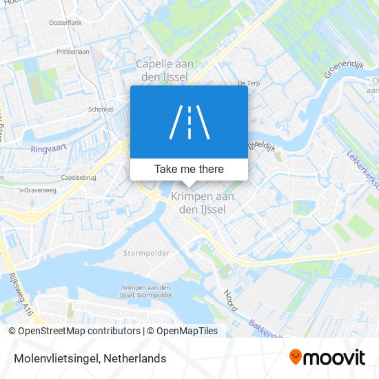 Molenvlietsingel Karte