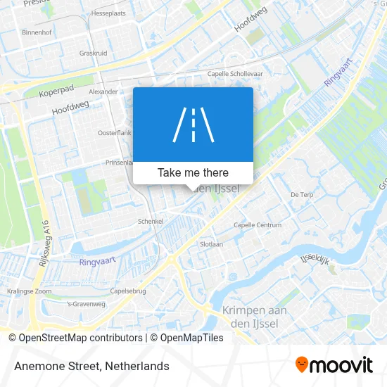 Anemoonstraat map