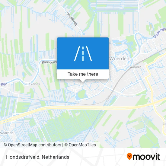 Hondsdrafveld map