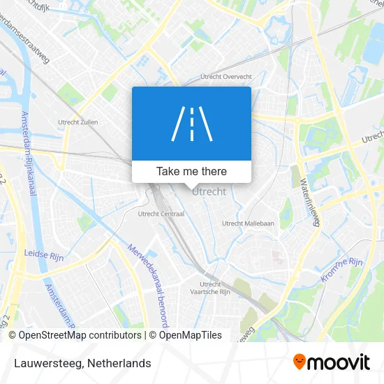 Lauwersteeg map