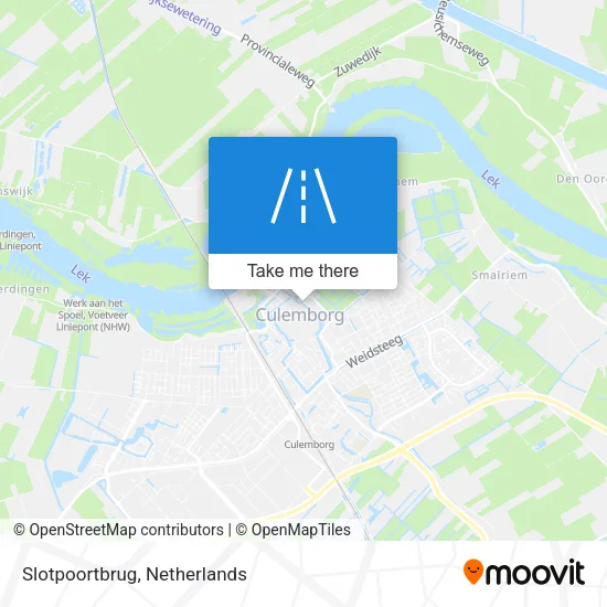 Slotpoortbrug map