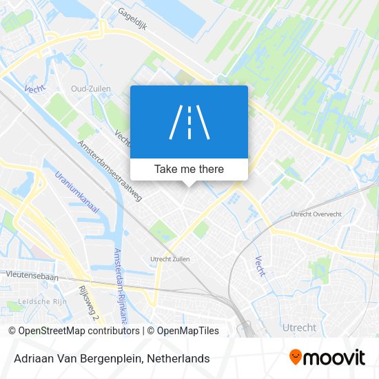 Adriaan Van Bergenplein map