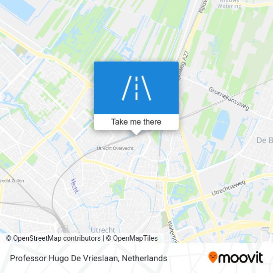 Professor Hugo De Vrieslaan map