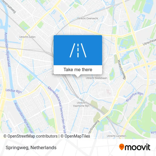 Springweg map