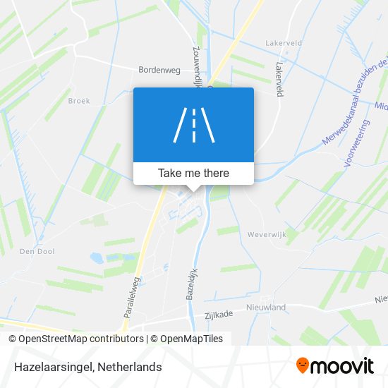 Hazelaarsingel map