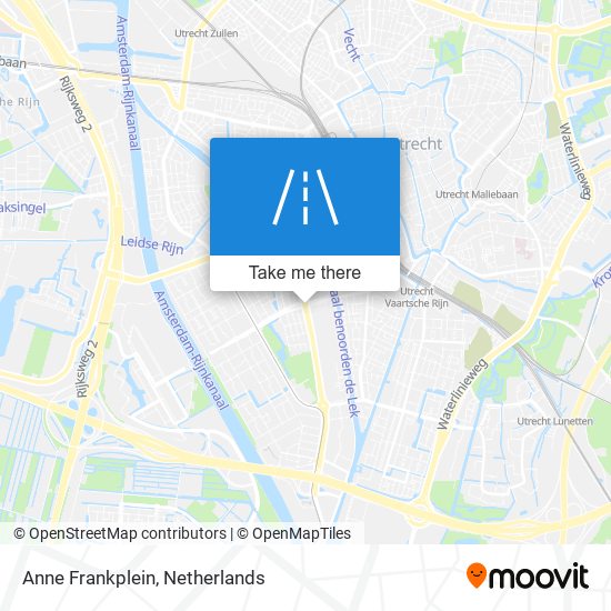 Anne Frankplein Karte