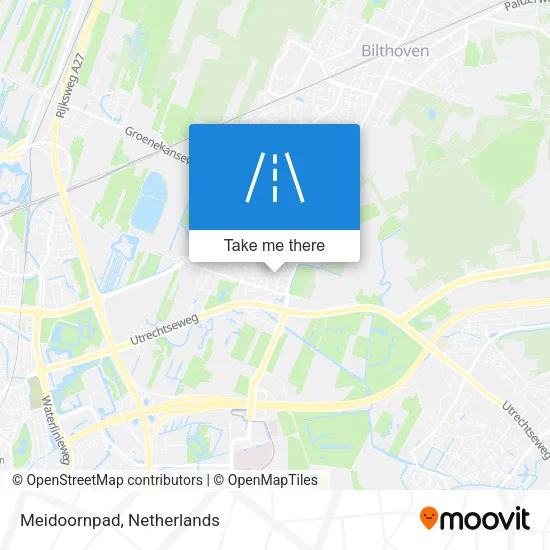 Meidoornpad map
