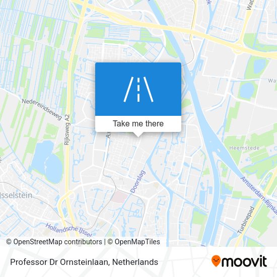 Professor Dr Ornsteinlaan map