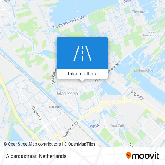 Albardastraat map
