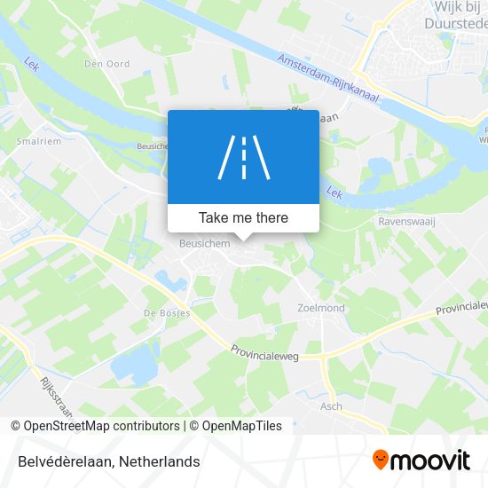 Belvédèrelaan map