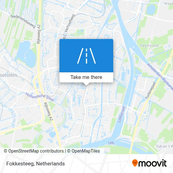 Fokkesteeg map