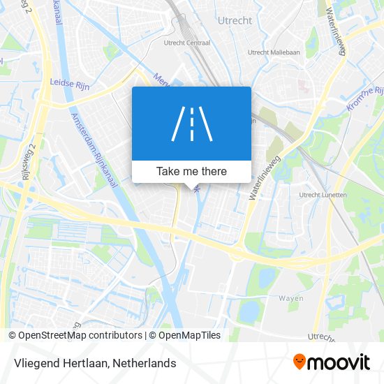 Vliegend Hertlaan map