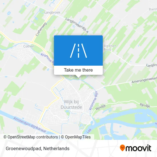 Groenewoudpad map