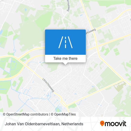 Johan Van Oldenbarneveltlaan map