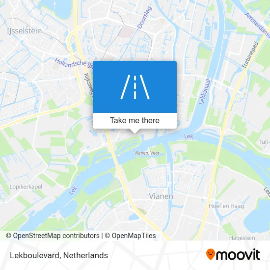 Lekboulevard map