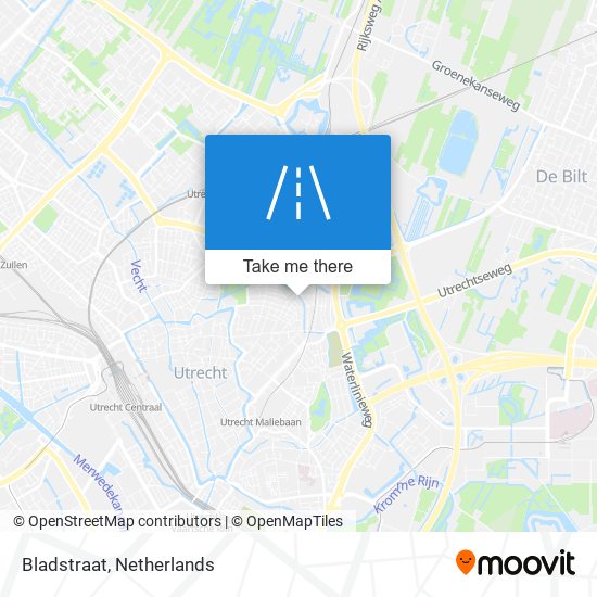 Bladstraat map