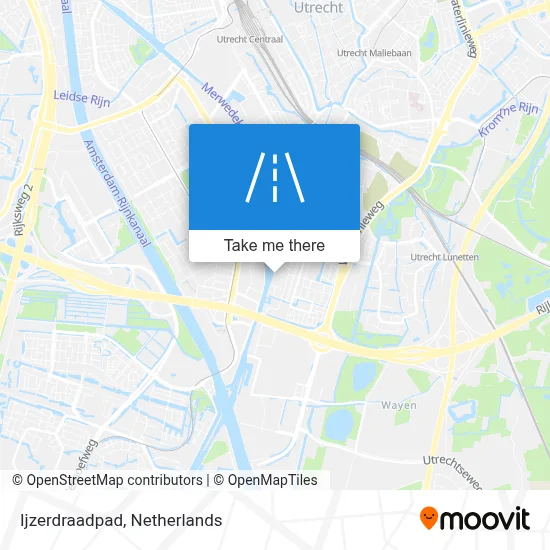 Ijzerdraadpad map