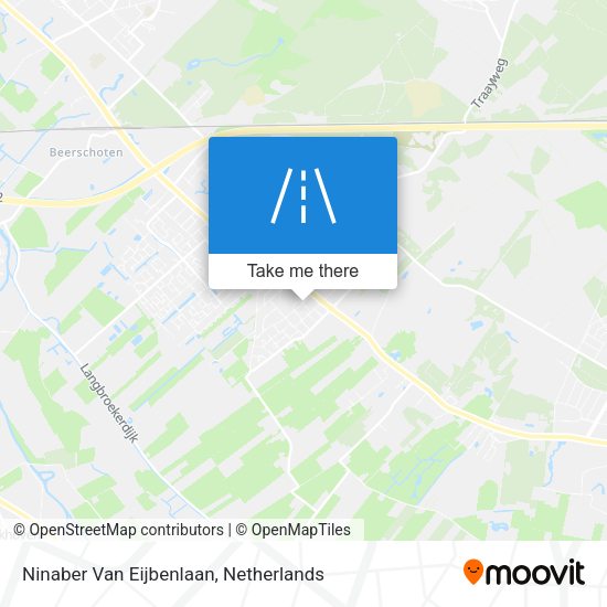 Ninaber Van Eijbenlaan map