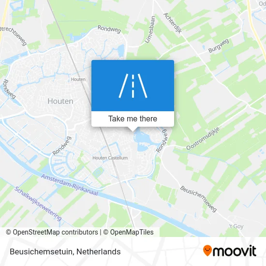 Beusichemsetuin map