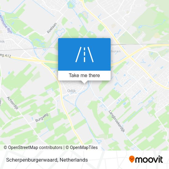 Scherpenburgerwaard map