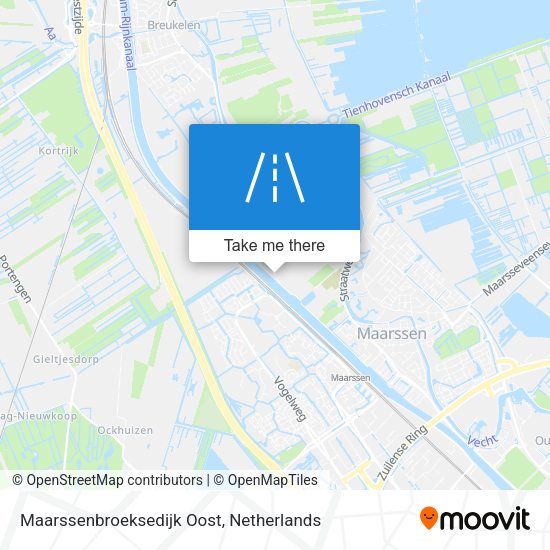 Maarssenbroeksedijk Oost map