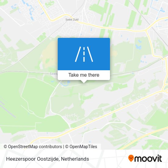 Heezerspoor Oostzijde map