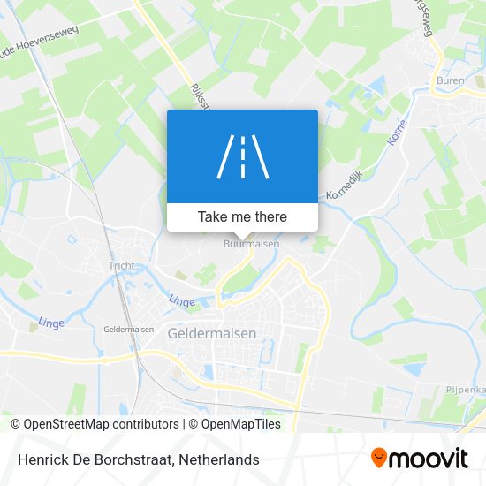Henrick De Borchstraat map