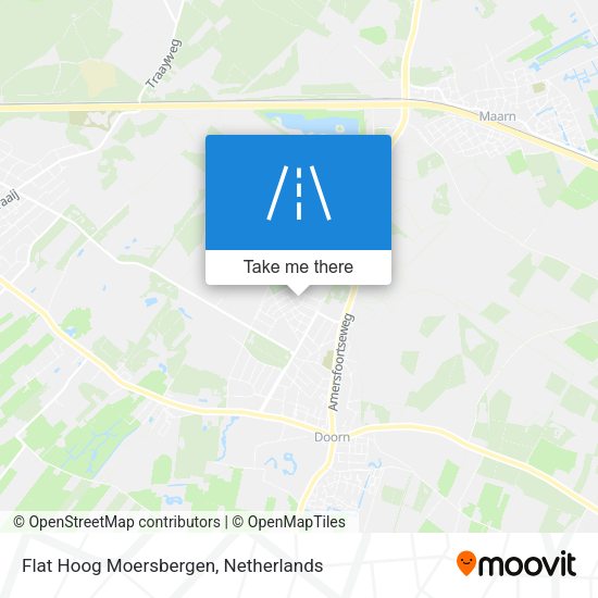 Flat Hoog Moersbergen map