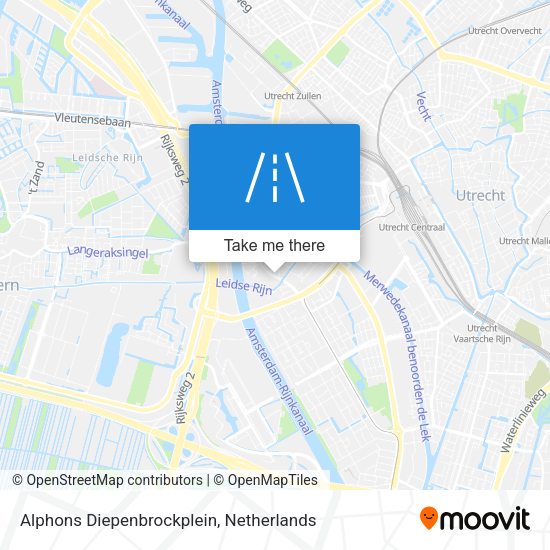 Alphons Diepenbrockplein map