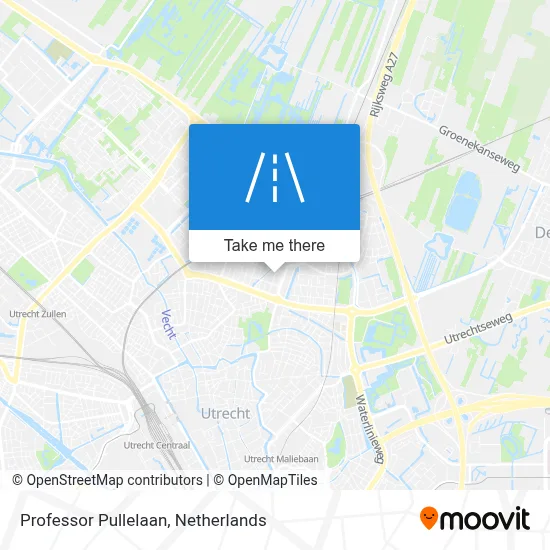 Professor Pullelaan map