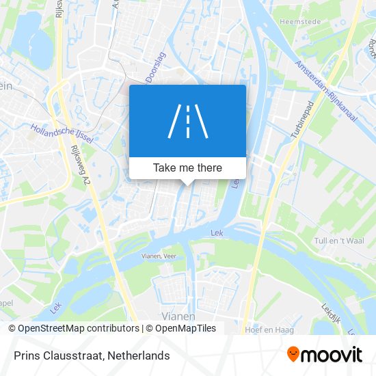 Prins Clausstraat map